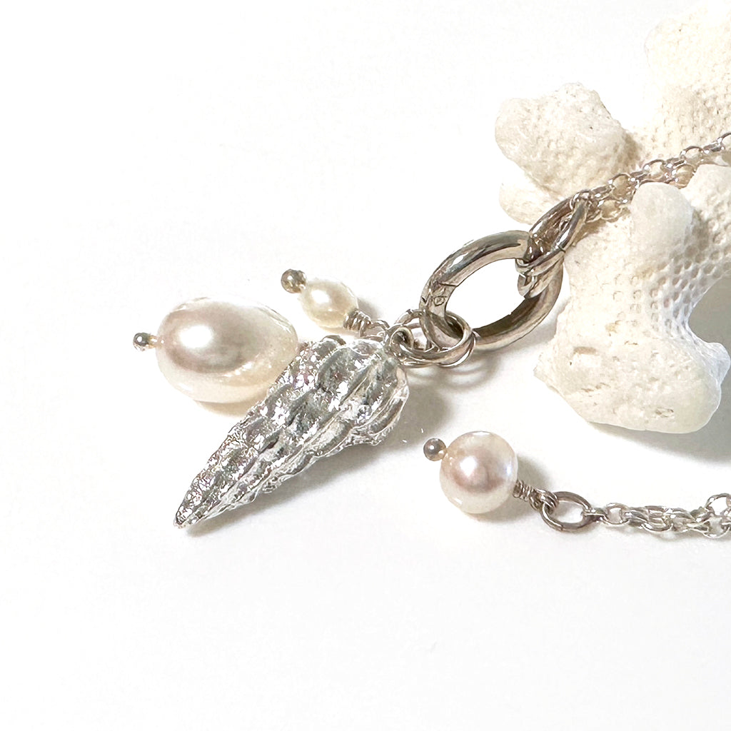 Sea Shell Interchangeable Charm Necklace